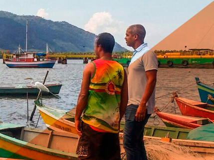 Construção de Pier Flutuante